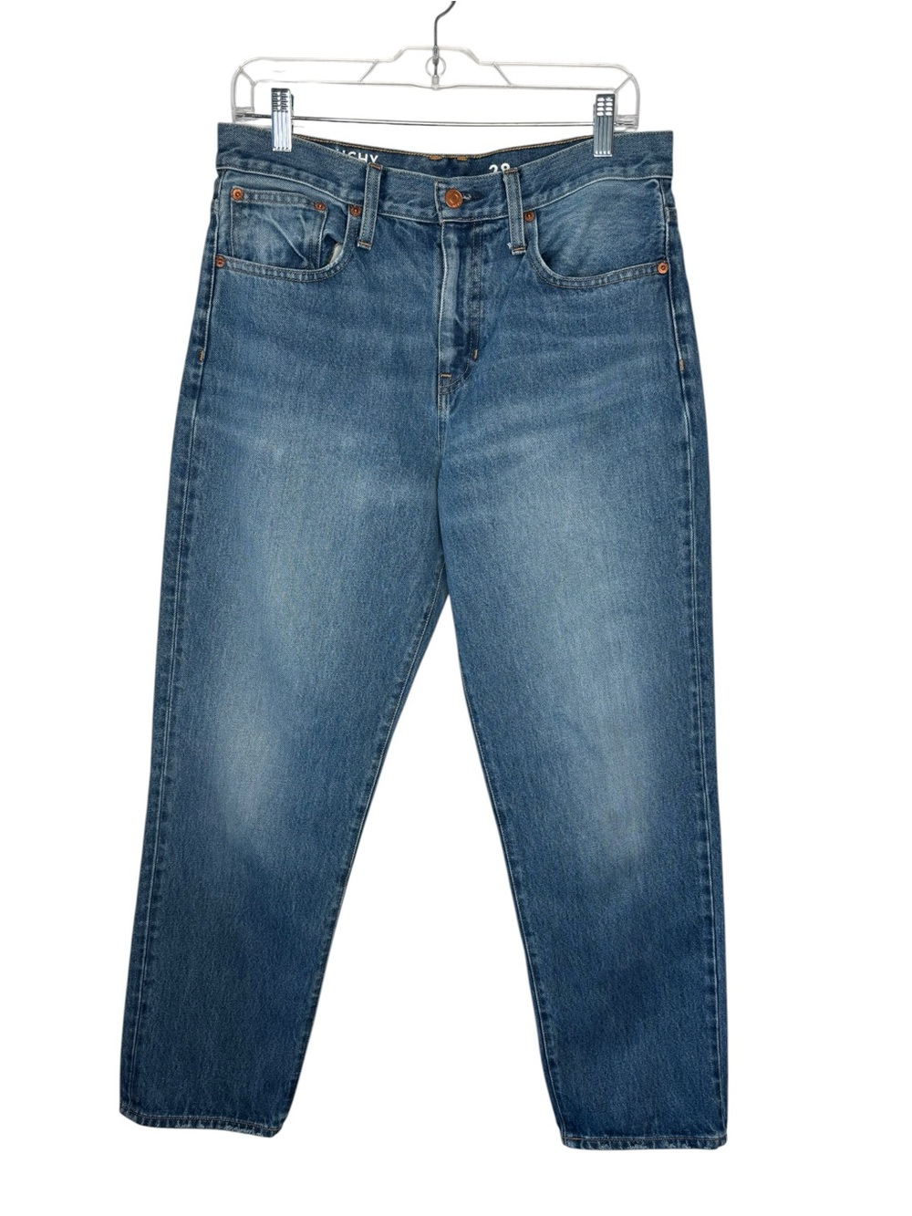 J. Crew Blue 80’s style slouchy boyfriend jean size 8 waist 28 - Picture 5 of 9